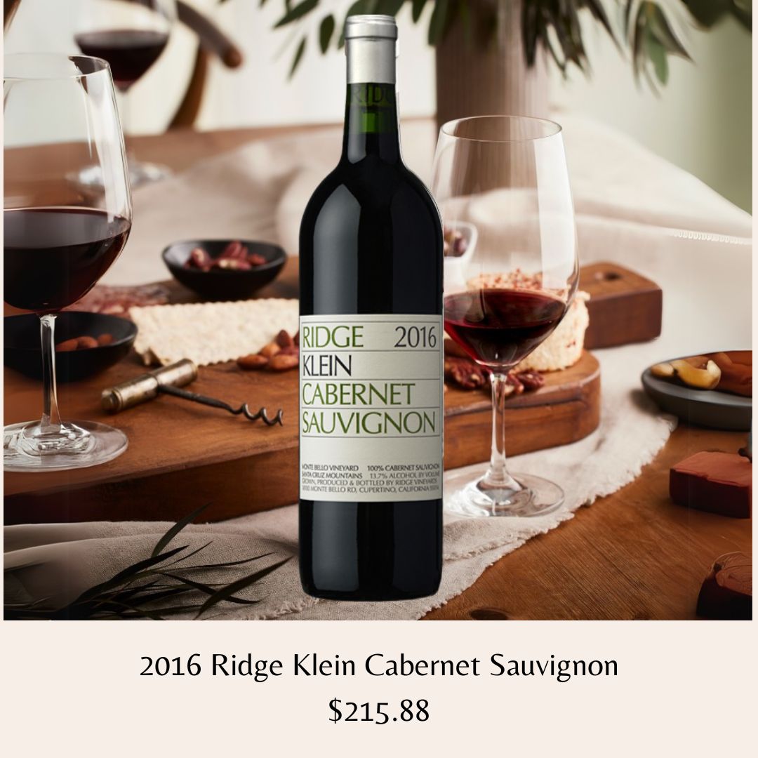 2016 ridge klein cabernet sauvignon